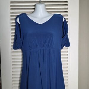 Elegant Blue Women's Top